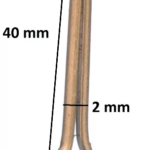 Chaveta bronce partida