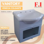 Vanitory para colgar 60 cm