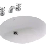 Bacha de loza ferrum bajo mesada grande