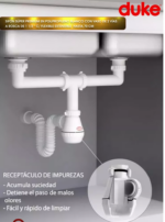 Sifón para cocina doble bacha - Imagen 2