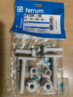 Herrajes para asiento de inodoro plástico