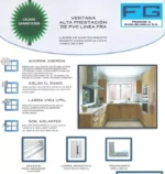 Ventanas corredizas de pvc  línea Fra reforzadas - Imagen 2