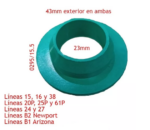 Goma cónica inferior bidét - Imagen 2