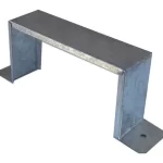 Grampa para caño rectangular