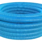 Caños para piscinas corrugado color celeste 11/2"