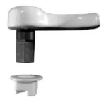 Manija cerámica con buje pvc