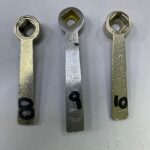 Manija para llave gas bronce