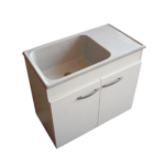 Mueble para lavadero 75 cm con pileta de fibra - Imagen 2