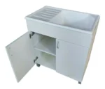 Mueble para lavadero 75 cm con pileta de fibra