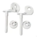 Herrajes para asiento de inodoro plástico