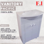 Vanitory laqueado modelo Pacífico