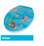 Asiento para inodoro decorados marca Derpla