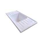 Pileta lavar fibra de vidrio mesada doble - Imagen 3