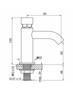 Canilla presmatic fv temporizada - Imagen 2