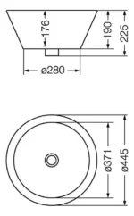 Bacha loza ferrum modelo Marina - Imagen 2