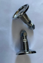 Conexión cromada para flexible rígido recto