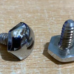 Tornillo cromado para volante de grifería