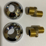 Codo excéntrico para grifería pared Bronce marca Roca