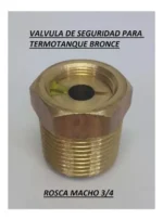 Válvula de alivio para termotanque 3/4" - Imagen 2