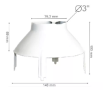 Sombrero chapa para termotanque - Imagen 2