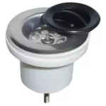 Sopapa pvc aro acero inoxidable para lavatorio