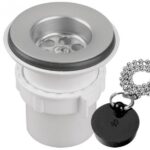 Sopapa pvc lavatorio con adaptador