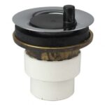 Sopapa bronce para bañera recta