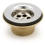 Sopapa para bacha de cocina de bronce