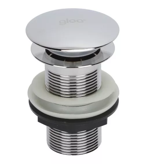 sopapa gloa Sopapa bronce cromada para bacha Vidrio - Imagen 1