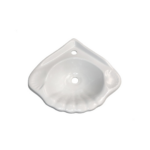 Pileta lavatorio esquinera de fibra de vidrio