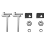 Herrajes para asiento de inodoro plástico - Imagen 2