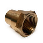 Tubo hembra bronce colorado