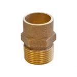 Tubo macho bronce colorado