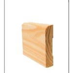 Zócalo pino clear liso