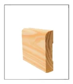 Zócalo pino clear liso