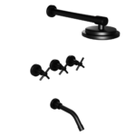 Grifería para baño marca Roca Eunice Black Lever - Imagen 3