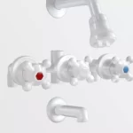 Grifería para lluvia plástica