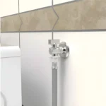 Canilla esférica metálica simple para lavarropa - Imagen 2