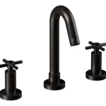 Grifería para baño marca Roca Eunice Black Lever