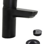 Grifería monocomando para lavatorio fv Puelo black