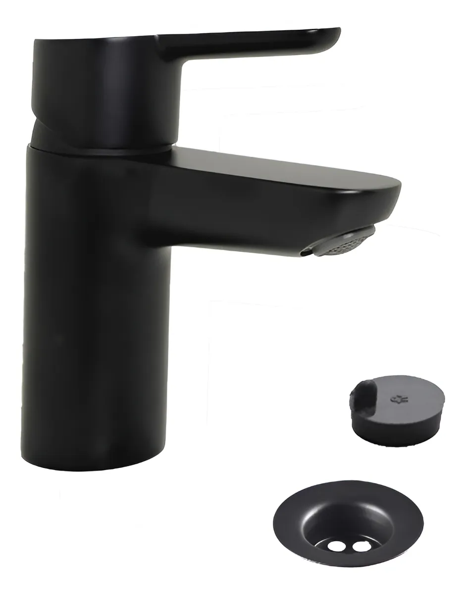 lav puelo black Grifería monocomando para lavatorio fv Puelo black - Imagen 1