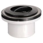 Sopapa pvc aro acero inoxidable para bacha cocina