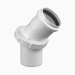 Codo poliangular de pvc