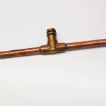 Ramal lavatorio bronce con doble o´ring