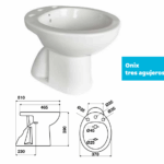 Bidet loza Derpla modelo Onix