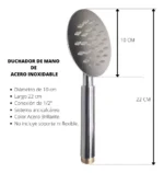 Duchador manual solo de acero inoxidable - Imagen 2