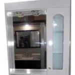 Botiquín laqueado vidrio repartido un  módulo con luces