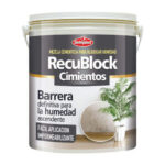 Mezcla cementicia para bloquear humedad