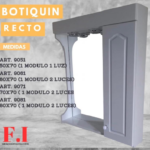 Botiquines blanco laqueado un módulo con luces