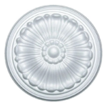 Moldura telgopor decorativa roseta redonda